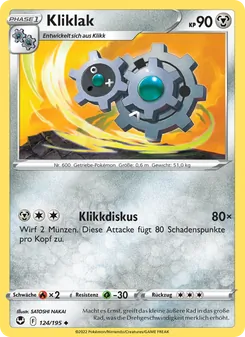 Kliklak, Karte 124 aus Silberne Sturmwinde