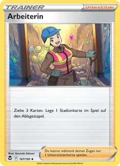 Arbeiterin, Karte 167 aus Silberne Sturmwinde
