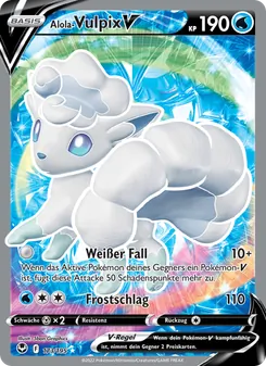 Alola Vulpix-V, Karte 173 aus Silberne Sturmwinde