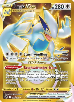 Lugia VSTAR, Karte 211 aus Silberne Sturmwinde