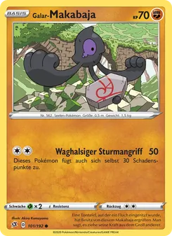 Galar-Makabaja, Karte 101 aus Clash der Rebellen