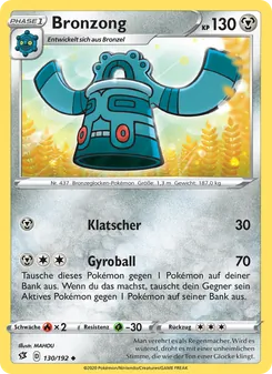 Bronzong, Karte 130 aus Clash der Rebellen