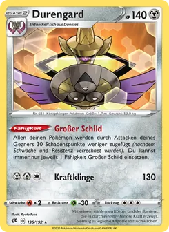 Durengard, Karte 135 aus Clash der Rebellen