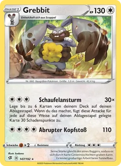 Grebbit, Karte 147 aus Clash der Rebellen