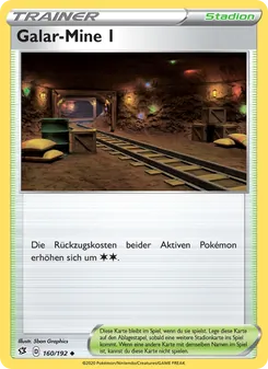 Galar-Mine 1, Karte 160 aus Clash der Rebellen