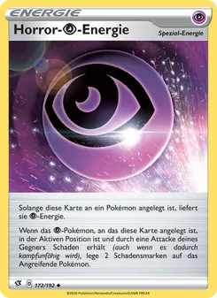 Horror-Psychic-Energie, Karte 172 aus Clash der Rebellen