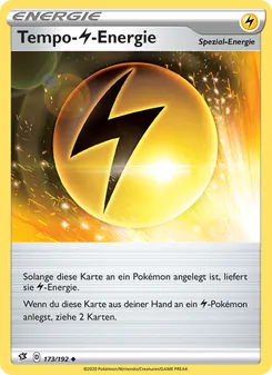 Tempo-Lightning-Energie, Karte 173 aus Clash der Rebellen
