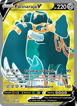 Patinaraja V, Karte 187 aus Clash der Rebellen