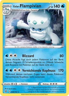 Galar-Flampivian, Karte 48 aus Clash der Rebellen
