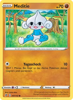 Meditie, Karte 97 aus Clash der Rebellen