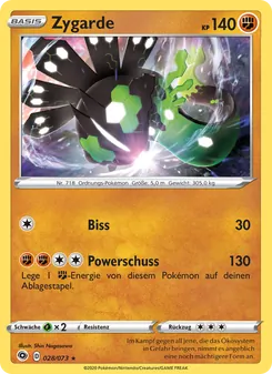 Zygarde, Karte 28 aus Weg des Champs