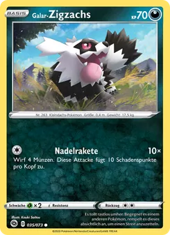 Galar-Zigzachs, Karte 35 aus Weg des Champs