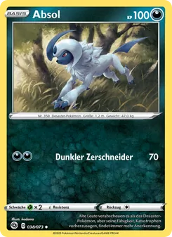 Absol, Karte 38 aus Weg des Champs