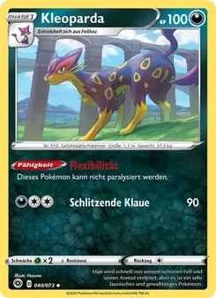 Kleoparda, Karte 40 aus Weg des Champs