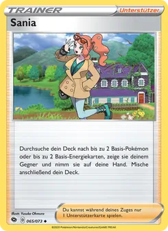 Sania, Karte 65 aus Weg des Champs