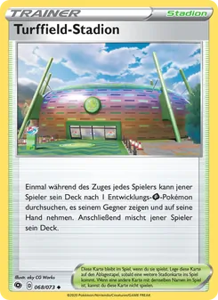 Turffield-Stadion, Karte 68 aus Weg des Champs