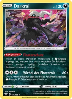 Darkrai, Karte 105 aus Flammende Finsternis