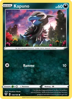 Kapuno, Karte 108 aus Flammende Finsternis