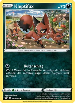 Kleptifux, Karte 112 aus Flammende Finsternis
