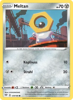 Meltan, Karte 129 aus Flammende Finsternis