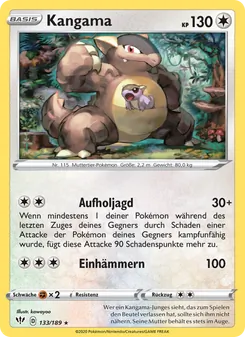 Kangama, Karte 133 aus Flammende Finsternis