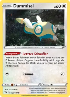 Dummisel, Karte 137 aus Flammende Finsternis