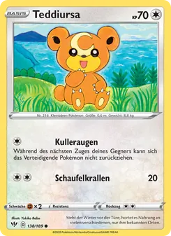 Teddiursa, Karte 138 aus Flammende Finsternis