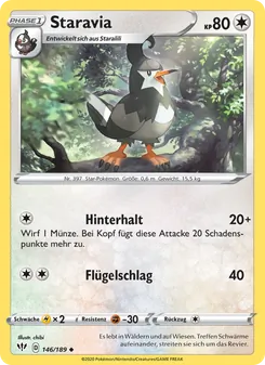 Staravia, Karte 146 aus Flammende Finsternis