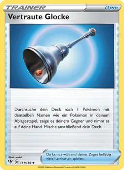 Vertraute Glocke, Karte 161 aus Flammende Finsternis
