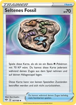 Seltenes Fossil, Karte 167 aus Flammende Finsternis