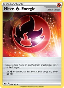 Hitze-Fire-Energie, Karte 174 aus Flammende Finsternis