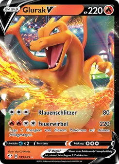 Glurak V, Karte 19 aus Flammende Finsternis