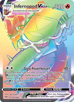 Infernopod VMAX, Karte 191 aus Flammende Finsternis