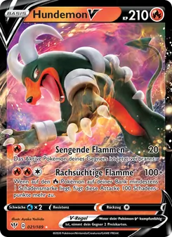 Hundemon V, Karte 21 aus Flammende Finsternis