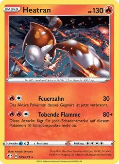 Heatran, Karte 25 aus Flammende Finsternis