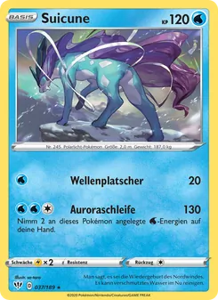 Suicune, Karte 37 aus Flammende Finsternis