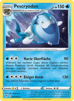 Pescryodon, Karte 54 aus Flammende Finsternis