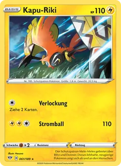 Kapu-Riki, Karte 61 aus Flammende Finsternis