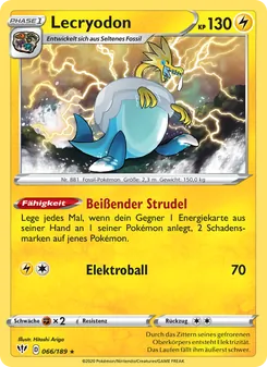 Lecryodon, Karte 66 aus Flammende Finsternis