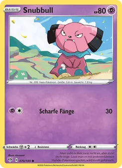 Snubbull, Karte 70 aus Flammende Finsternis
