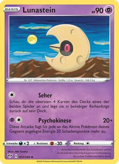 Lunastein, Karte 72 aus Flammende Finsternis