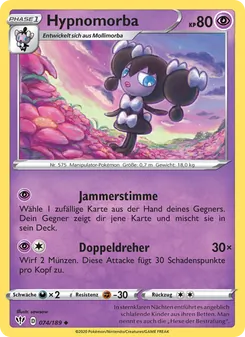 Hypnomorba, Karte 74 aus Flammende Finsternis