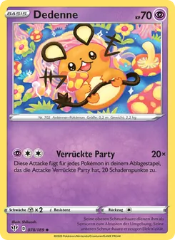 Dedenne, Karte 78 aus Flammende Finsternis