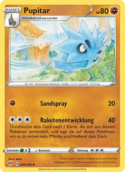 Pupitar, Karte 87 aus Flammende Finsternis