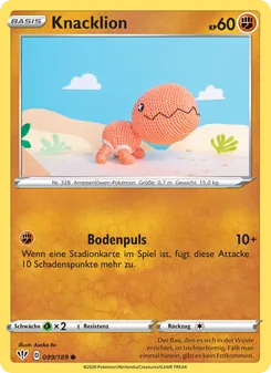 Knacklion, Karte 89 aus Flammende Finsternis