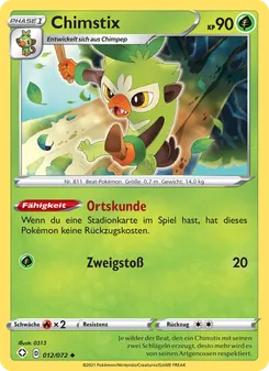 Chimstix, Karte 12 aus Glänzendes Schicksal
