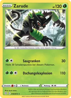 Zarude, Karte 16 aus Glänzendes Schicksal
