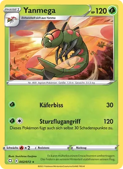 Yanmega, Karte 2 aus Glänzendes Schicksal