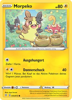 Morpeko, Karte 35 aus Glänzendes Schicksal