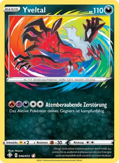 Yveltal, Karte 46 aus Glänzendes Schicksal